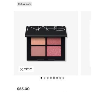 New NARS Quad eyeshadow palette Kuala Lumpur 1.1g  preppy beauty $42 MSRP $55